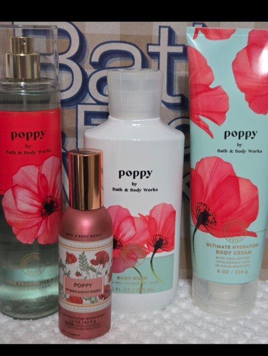Bath & Body Works Other - Bath and Body Works Poppy Bundle 4PC New!